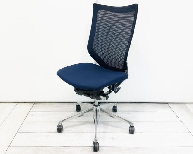 【中古】バロンチェア CP35BR-FDF4 オカムラ（okamura） 肘無ハイバックチェア