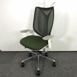 人気/高級/前傾　オカムラ（okamura）製　サブリナチェア (Sabrina)　ハイバック　　背面メッシュ　可動肘付　ハンガー付【外部倉庫品】【BR】