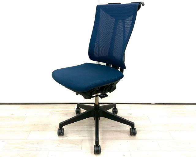 【中古】セレーオチェア KF-570JB1-TTB2 イトーキ（ITOKI） 肘無ハイバックチェア