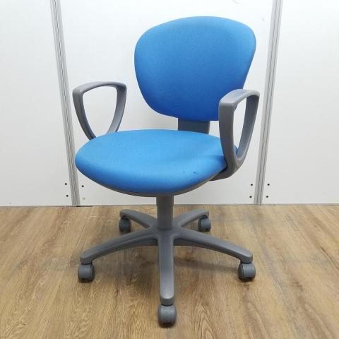 【中古】レグノチェア2  コクヨ（KOKUYO） 肘付ローバックチェア