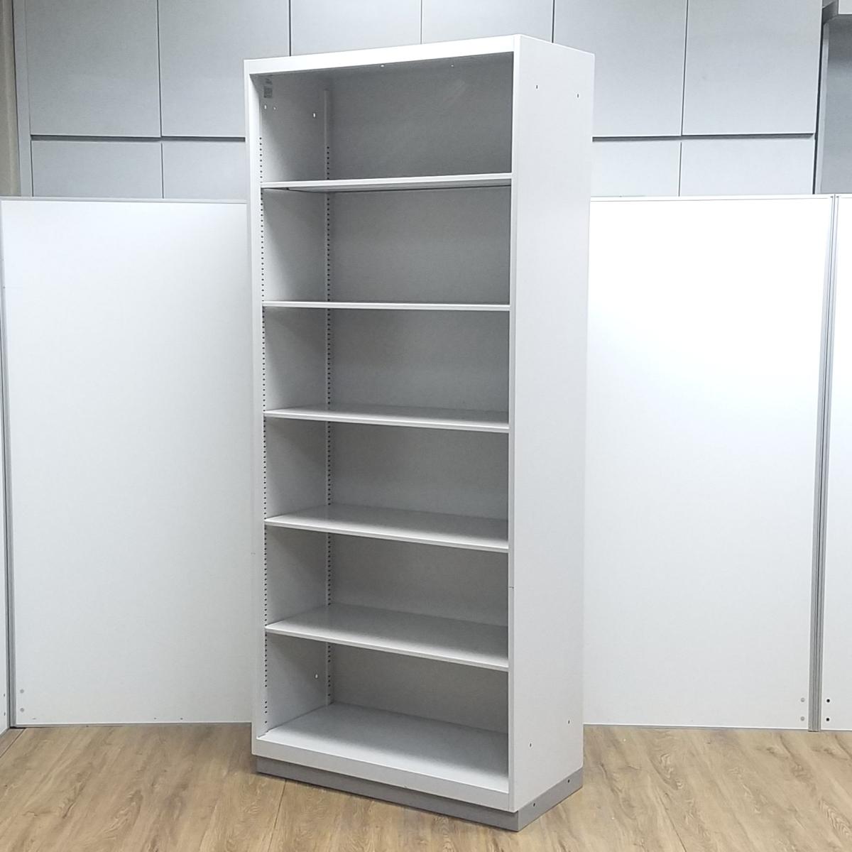 【出し入れしやすい！大容量オープンキャビネット！よく使う資料やカタログ収納にオススメ！】■イトーキ（ITOKI）製　シンラインシリーズ　オープンハイキャビネット　H2150㎜　■ホワイト【大型商品のため搬入経路にご注意ください！】
                        シンライン
                                    中古
            