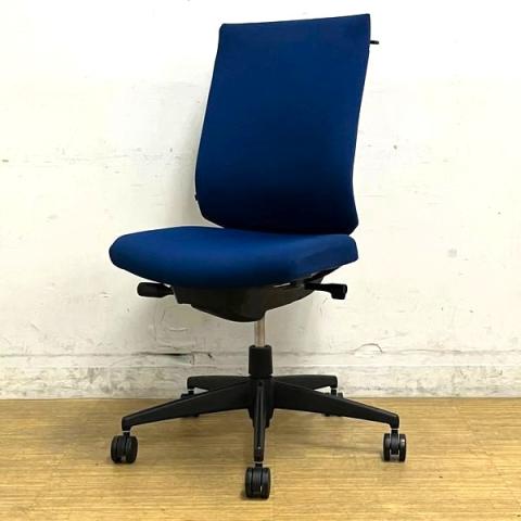 【中古】ウィザード4 C06S-22C-BK1 コクヨ（KOKUYO） 肘無ハイバックチェア