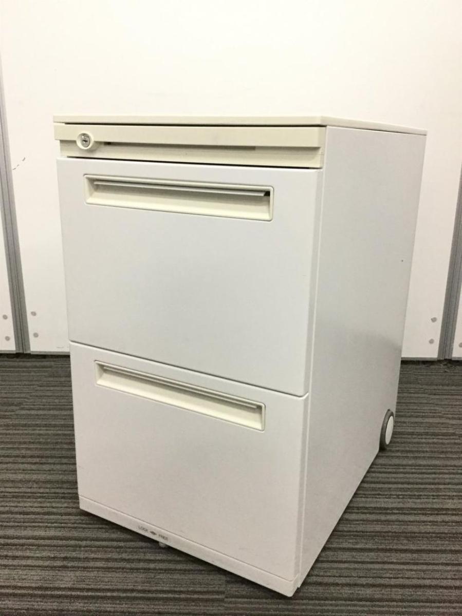 【在庫セール品・5台限定】【T9】■内田洋行/フィード(Feed)　3段ワゴン　H650mm【大容量の3段ワゴン！フリーアドレスデスク用としても使えます！】
                        Feed
                                    中古
            