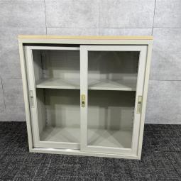 【状態考慮し特価★】井上金庫　引き違い書庫　ライトグレー　天板付き　キャビネット　収納　書類整理　　福岡　博多　天神　九州最大級