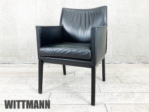 WITTMANN / ヴィットマン 　総革アームチェア　ダイニングチェア