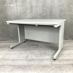 【在庫入替セール品】【ベーシックな使いやすさ・ローコストの引き出し付きデスク！】■プラス（PLUS）製　JSシリーズ　平机　引き出し付　■W1200/D700/H700㎜　■グレー【弊社使用欄：A01018711】【ID】