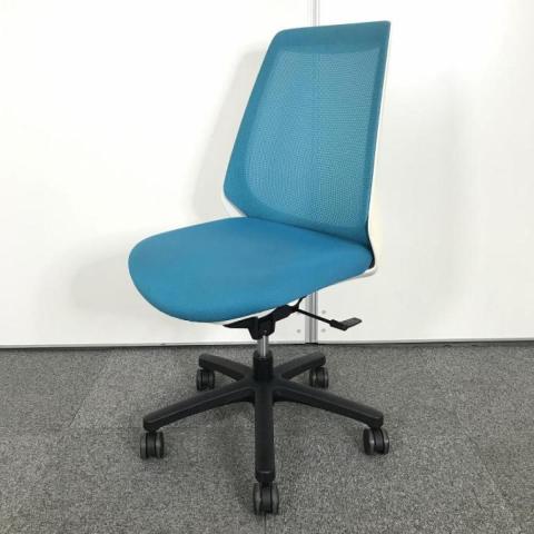 【中古】ノナ KZ-330PG-W9A3 イトーキ（ITOKI） 肘無ハイバックチェア