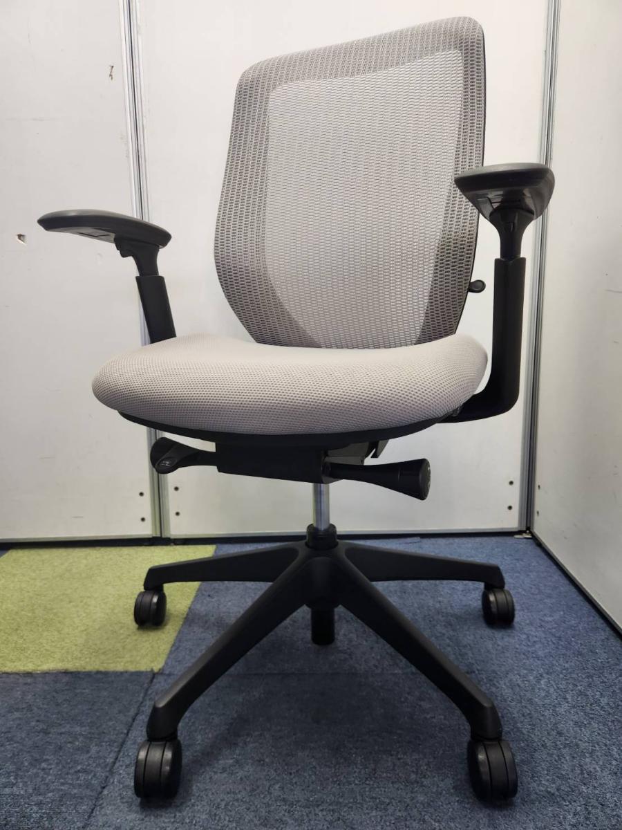 【三次元曲面が快適にフィット！！前傾チルト機能付の大人気メッシュチェア！】■オカムラ（okamura）製　シルフィー（Sylphy）　肘付きハイバック　メッシュバック　可動肘　■ダークグレー × ブラックシェル
                        シルフィー
                                    中古
            