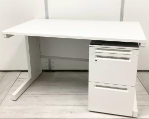 【セット商品（デスク＆ワゴン）】疑似片袖 平デスク オススメ(おすすめ) 大人気 ・UCHIDA/内田洋行 ・SCAENA Ktype(スカエナケータイプ) ※横浜本店撮影