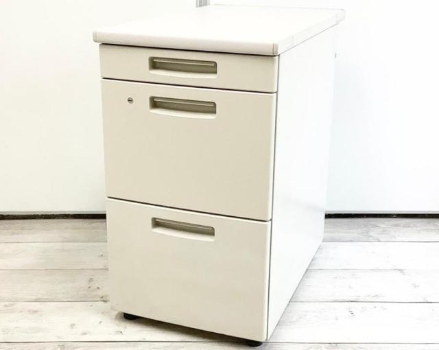 【中古】新BS SDE-BSNV73F1N コクヨ（KOKUYO） 脇机3段