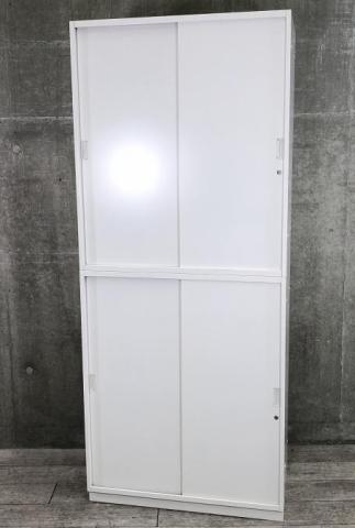 【中古】シンライン  イトーキ（ITOKI） ハイキャビネット／引き違い＋引き違い