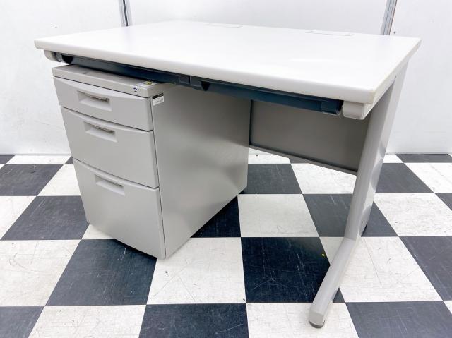 【中古】CZデスク CZN-107HA-WE イトーキ（ITOKI） 片袖机