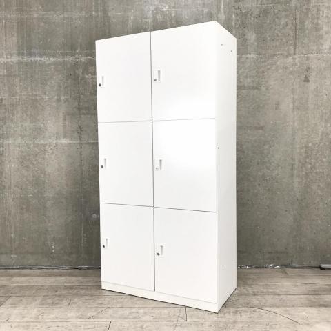 【中古】エディアロッカー BWUH-RN62X79SAW コクヨ（KOKUYO） 6人用パーソナルロッカー