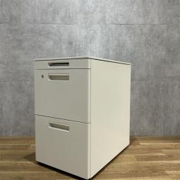 【西】【福岡西店在庫】【コクヨ】【GT】【ホワイト】【３段ワゴン】【福岡オフィス家具】【福岡中古家具】【中古事務什器】【中古チェア】【中古椅子】