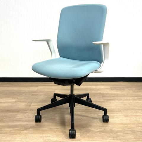 【中古】クレネ KRA-00C ウチダ（UCHIDA) 肘無ミドルバックチェア