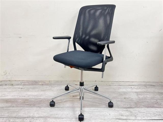 Vitra chair ヴィトラ チェア　ブラック② Vitra/ウィトラ製 オフィスチェア（可動肘置付メダ2チェア