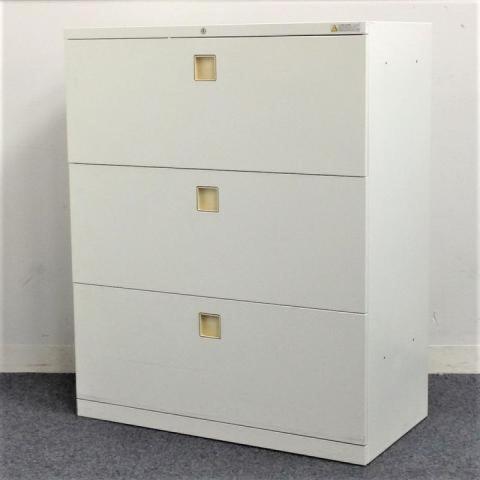 【中古】レクトライン  オカムラ（okamura） ローキャビネット／ラテラル