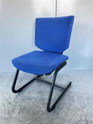 【関西倉庫在庫】　イトーキ　トリノ　ミーティングチェア　カンチレバー脚　ブルー　オフィスバスターズ東大阪店　【弊社使用欄：A01028128】