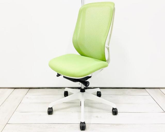 【中古】シルフィーメッシュ  オカムラ（okamura） 肘無ハイバックチェア