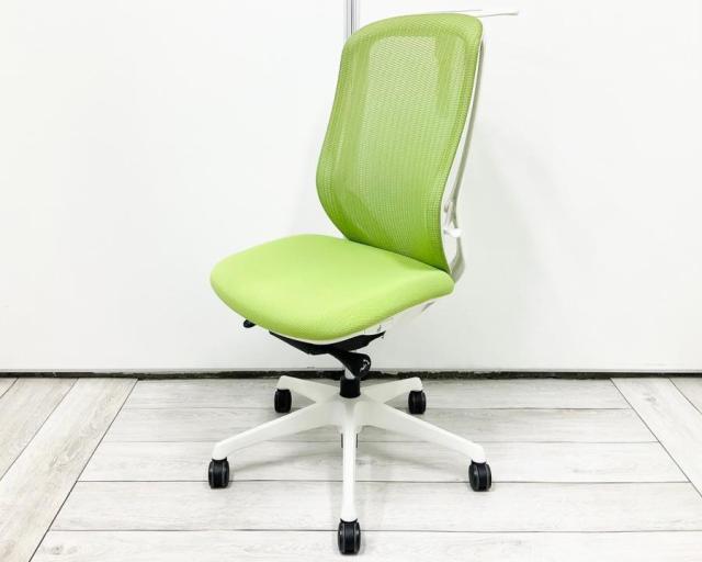【中古】シルフィーメッシュ  オカムラ（okamura） 肘無ハイバックチェア