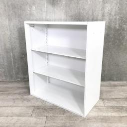【視認性に優れたオープンキャビネット！扉がないので出し入れしやすい！】■コクヨ（KOKUYO）製　エディアシリーズ　オープンキャビネット　ローキャビネット　W900×D450㎜　■ホワイト/ベース無し