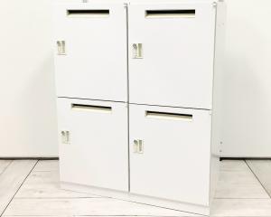 4人用 収納家具 パーソナルロッカー 投函口付き ダイヤル錠 オススメ(おすすめ) 大人気 ・UCHIDA／内田洋行　・HSパーソナル ※横浜本店撮影画像※ 【マスターキーは付属しておりません】