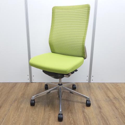 【中古】コーラルメッシュ  オカムラ（okamura） 肘無ハイバックチェア