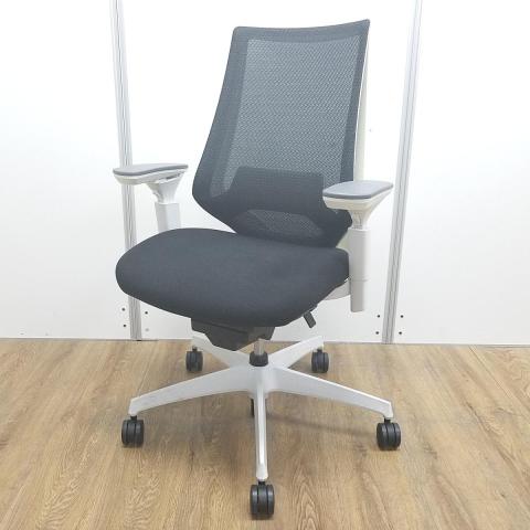 【中古】デュオラ メッシュ  コクヨ（KOKUYO） 肘付ハイバックチェア