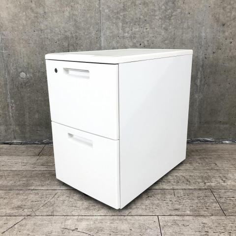 中古　デスクワゴン　2個 ワゴン2段の格安販売 - 中古オフィス家具ならオフィスバスターズ
