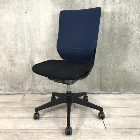 【中古】エピオスチェア KE-450GB-T1T1B2 イトーキ（ITOKI） 肘無ハイバックチェア