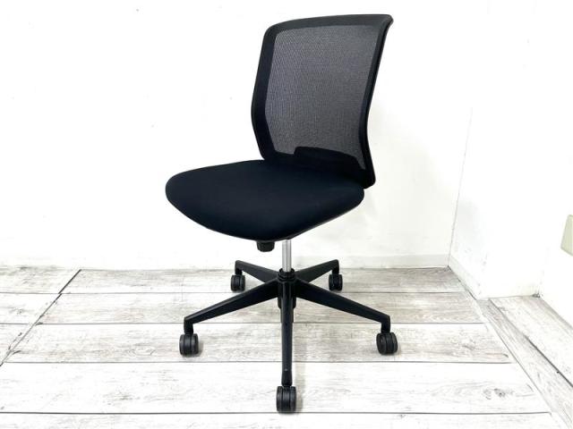 【中古】カリッサ  ウチダ（UCHIDA) 肘無ローバックチェア