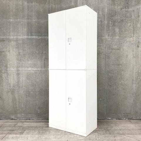 【中古】レクトライン 4T313Y ZA75 オカムラ（okamura） ハイキャビネット／両開き＋両開き