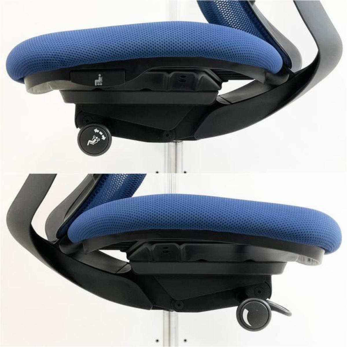 中古】シルフィーメッシュ オカムラ/okamura 肘無ローバック