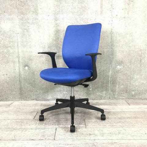 【中古】ソプラチェア CRS-G522F6　GB57N コクヨ（KOKUYO） 肘付ハイバックチェア