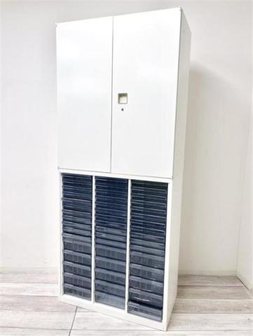 スカワアヤコ　オフィス書庫　キャビネット　使用感小　鍵なし オフィス書庫☆スチールキャビネット激安です！