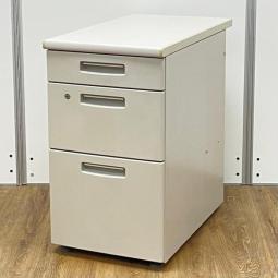 【先行予約品】【関西大量入荷予定】　■9月中旬～下旬にかけて約80台入荷予定　※入荷次第順次出荷となります。コクヨ製　BSシリーズ　収納と作業スペースを同時に確保　ニューグレー　H700　3段脇机　【関西倉庫在庫品】