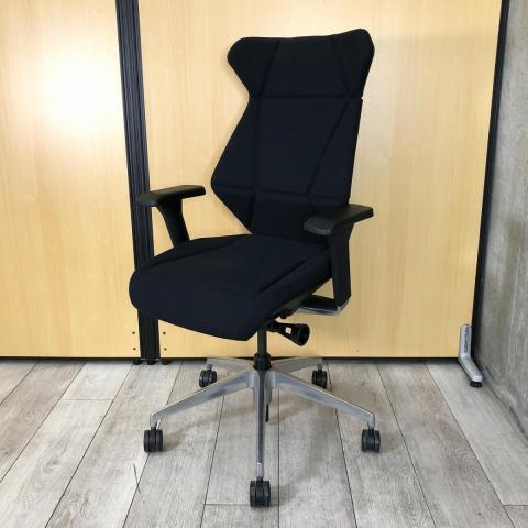 【中古】フリップフラップ アルミ KF-867GC-ZT T1 イトーキ（ITOKI） 肘付ハイバックチェア