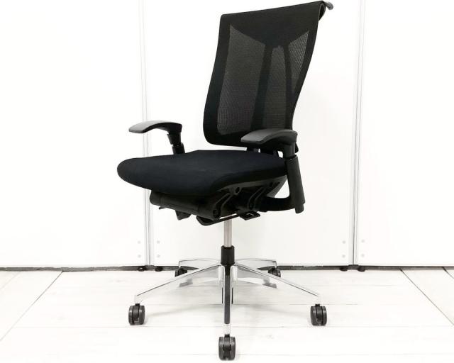 【中古】セレーオチェア  イトーキ（ITOKI） 肘付ハイバックチェア