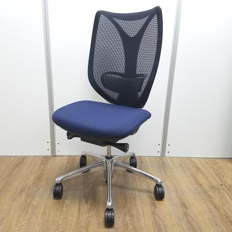 【中古】サブリナ  オカムラ（okamura） 肘無ハイバックチェア