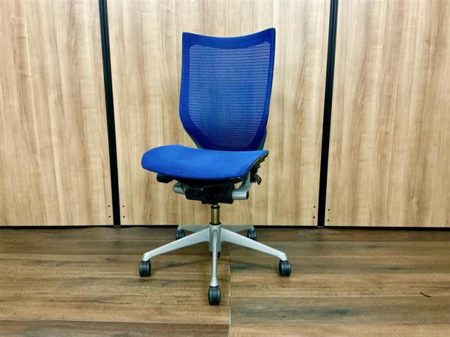 【中古】バロンチェア  オカムラ（okamura） 肘無ハイバックチェア