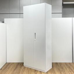 【商品入替のため、残り2台限り】ウチダ製　HSシリーズ　人気ホワイトカラー　H2150サイズ　両開き書庫！！　【T9】【K9】