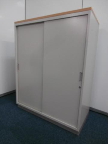 【中古】シンライン  イトーキ（ITOKI） ローキャビネット／引き違い