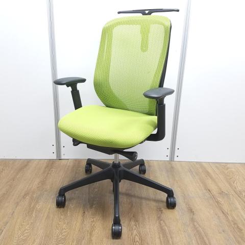 【中古】シルフィーメッシュ  オカムラ（okamura） 肘付ハイバックチェア