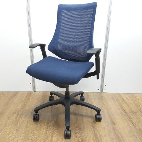 【中古】エフメッシュ T1B2 イトーキ（ITOKI） 肘付ハイバックチェア