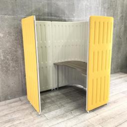 【在庫入替えセール！】【これぞ新時代のABW商品！　個室ブースや会議ブースなど様々な用途で大活躍！】■オカムラ マッフル ワークブース  ABW