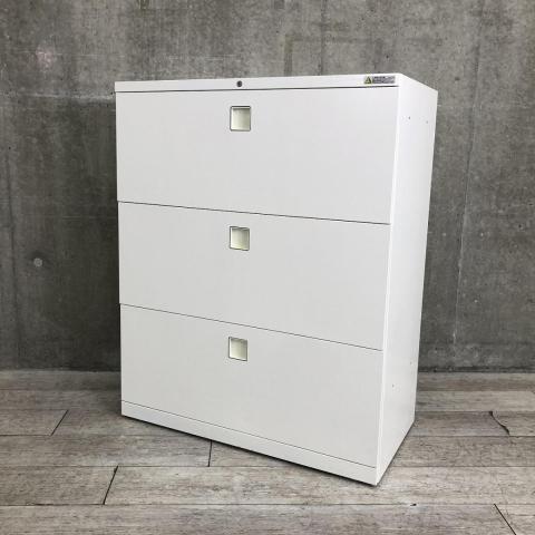 【中古】レクトライン 4BG3ZC ZA75 オカムラ（okamura） ローキャビネット／ラテラル