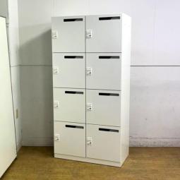 【在庫入替セールコクヨ　エディア　8人用メールロッカー　ダイヤル錠　投函口有り　※非常解錠キーは別途費用で作成可能