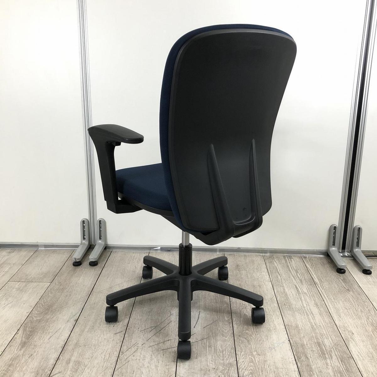 中古】リエットR KT-330PG-T1 イトーキ/ITOKI 肘付ハイバックチェア 