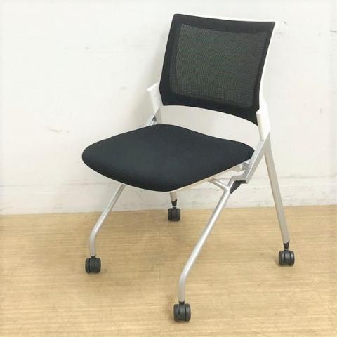 【中古】モノンチェア KLD230JB-Z5W9T1 イトーキ（ITOKI） ネスティングチェア