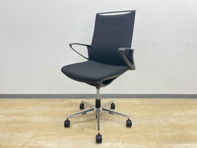 【中古】モード CA25BR FWM1 オカムラ（okamura） 肘付ミドルバックチェア